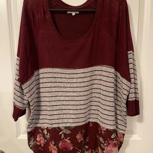 Maurices striped sweater